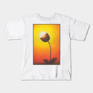 Bloom in Beautiful Orange Sunset Kids T-Shirt